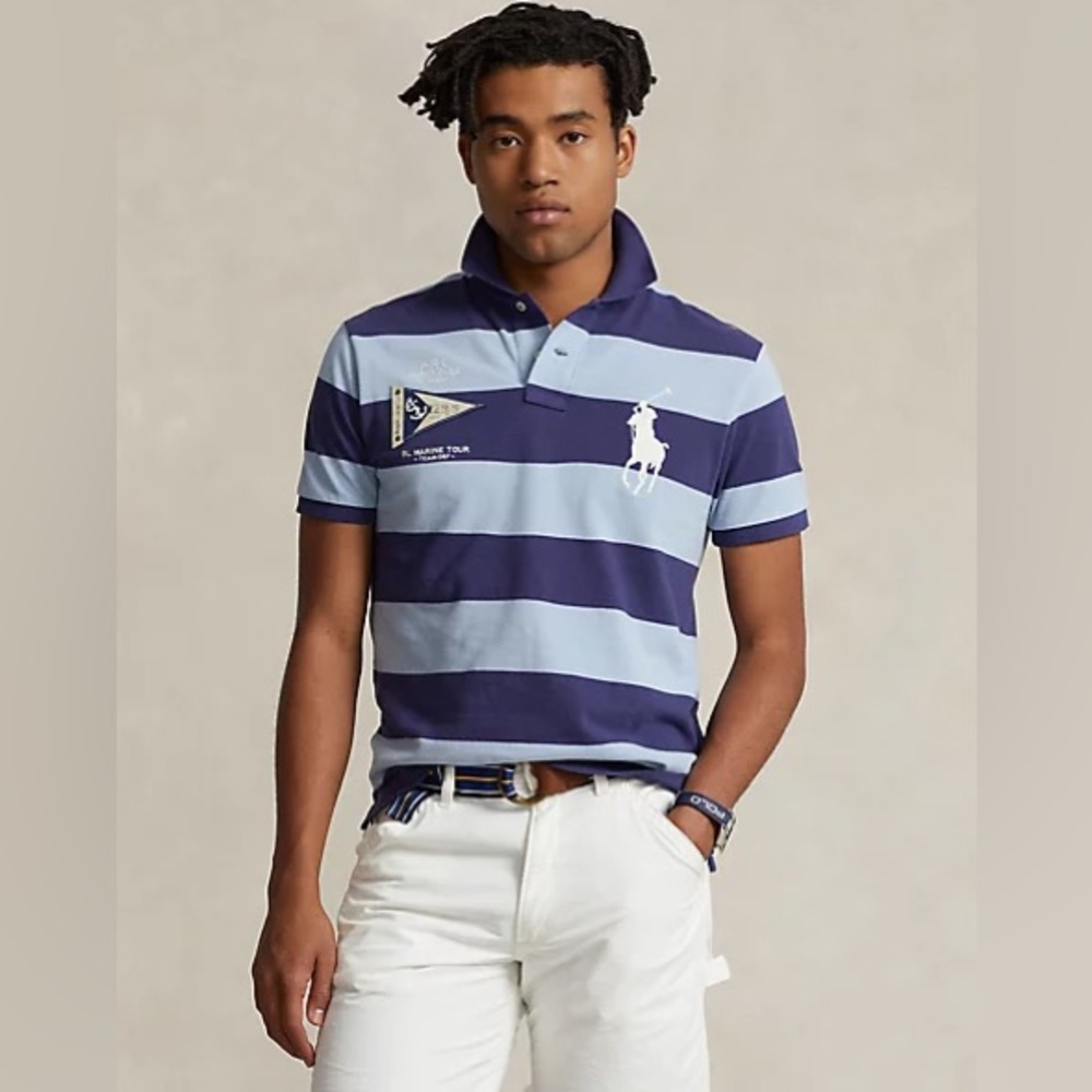 NWT Polo Ralph Lauren
Classic Fit Big Pony Mesh Polo Shirt